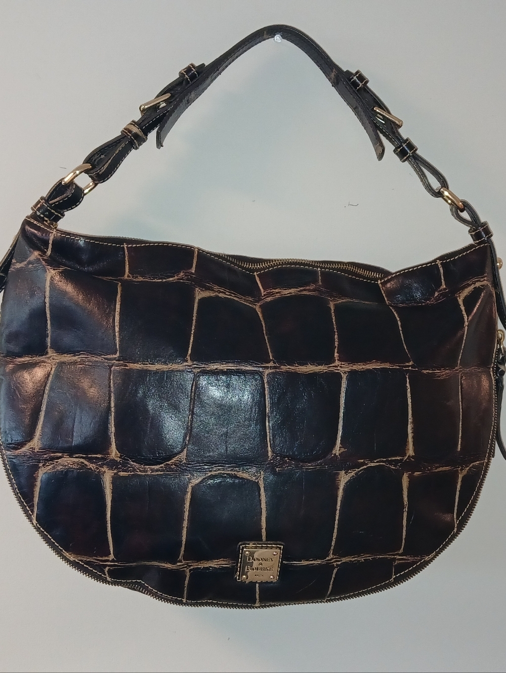 🐊 Dooney & Bourke Croco Hobo Bag | Y2K 2000s